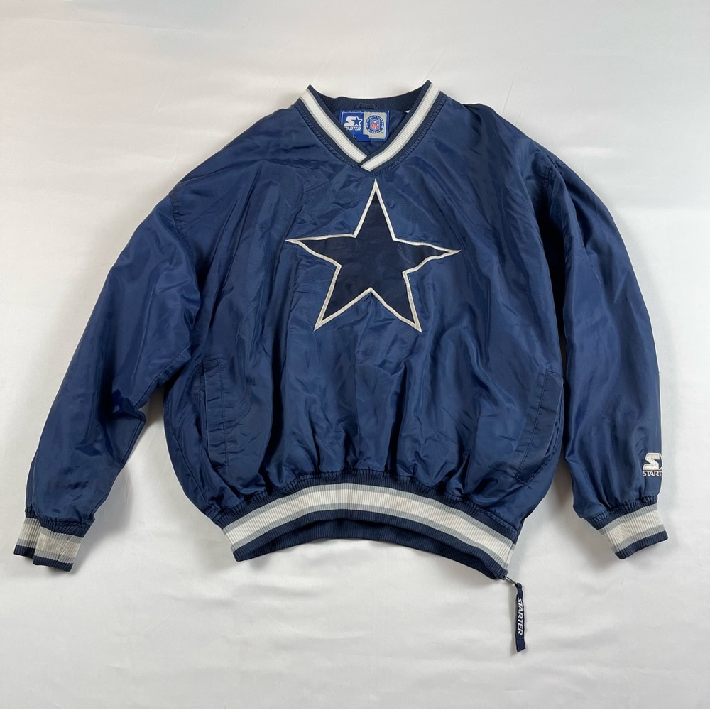 Vintage Dallas Cowboys Starter Windbreaker, Large, NFL Jacket Size:XL
